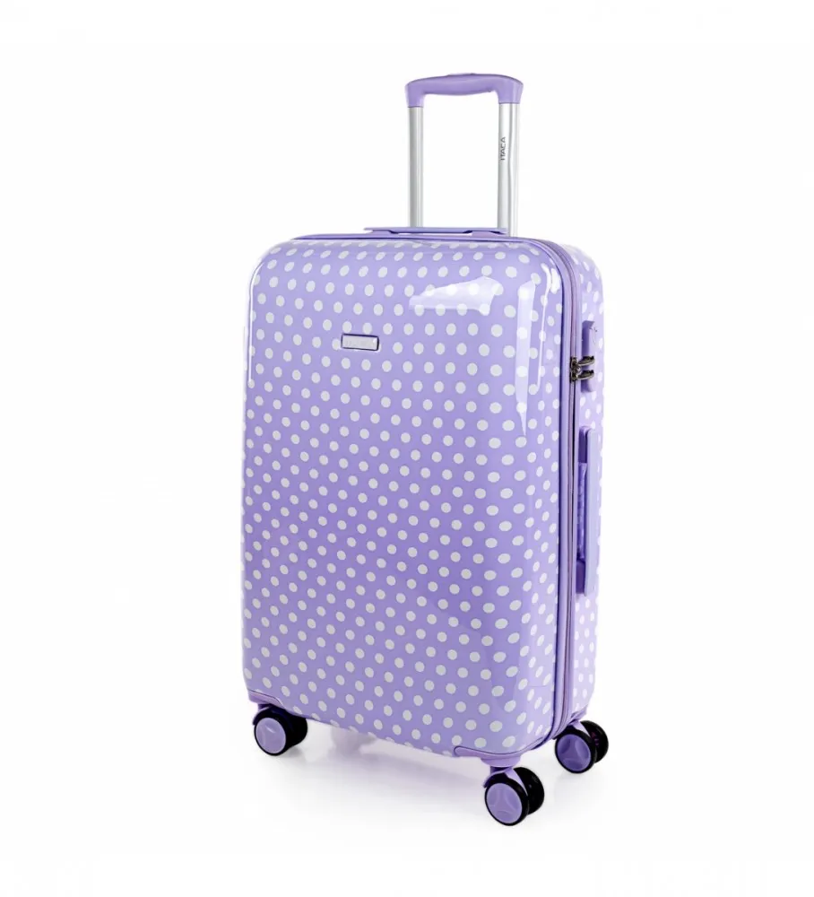 MALETA DE VIAJE RíGIDA 702460 LILA 67X45X24CM