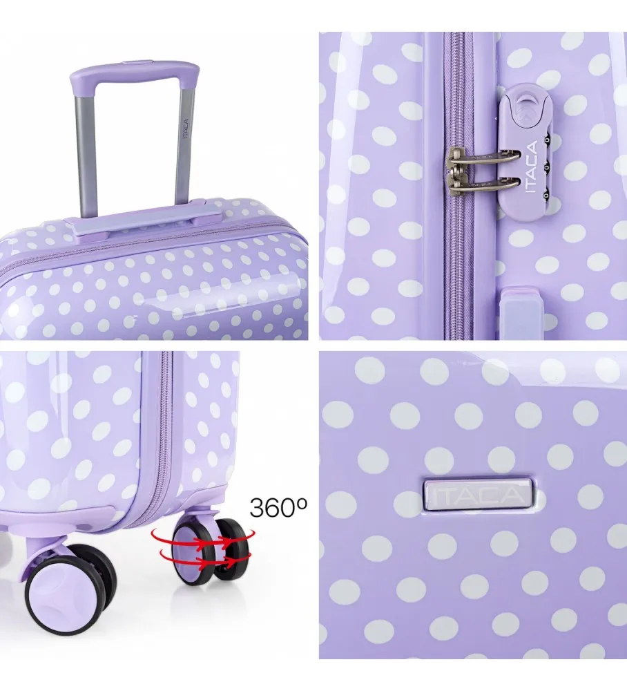 MALETA DE VIAJE RíGIDA 702460 LILA 67X45X24CM