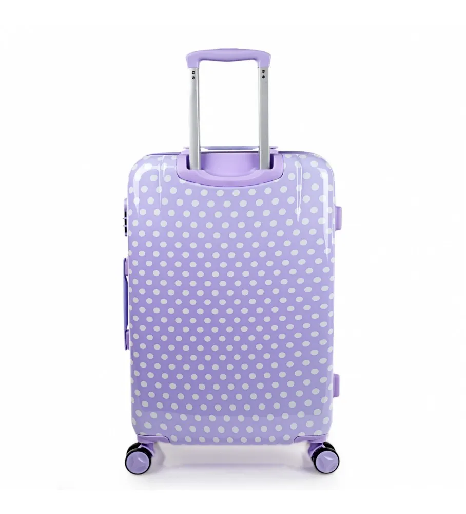 MALETA DE VIAJE RíGIDA 702460 LILA 67X45X24CM