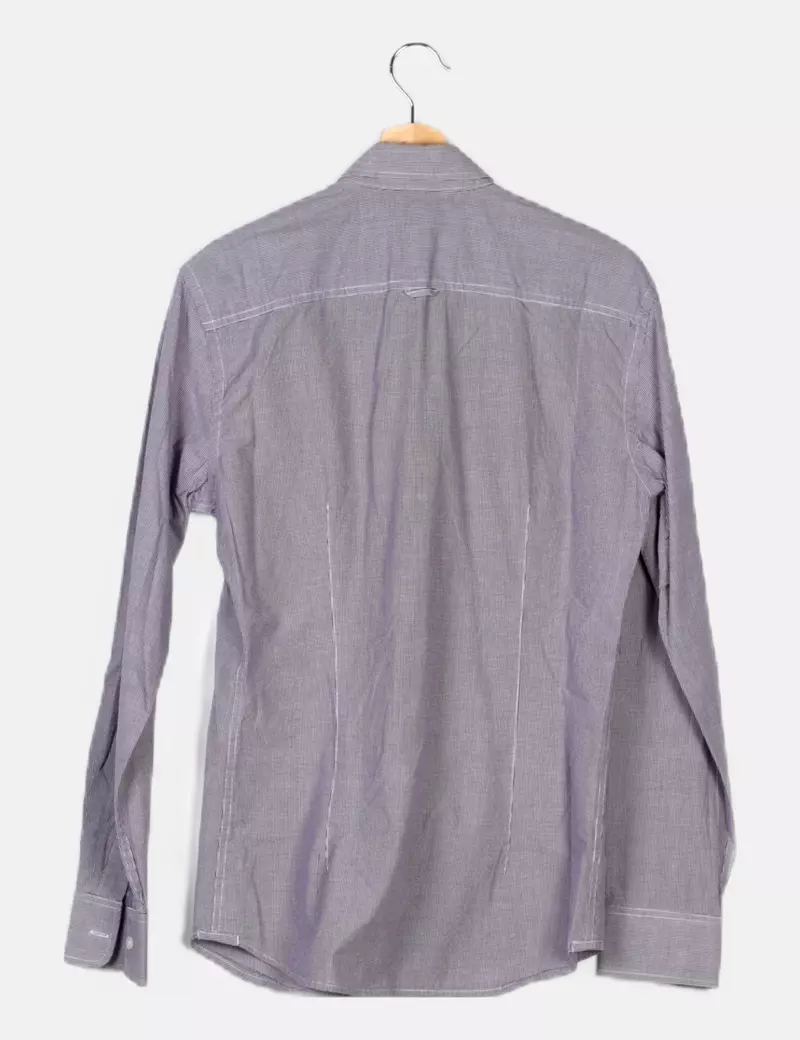 Mango Camisa bicolor cuadros