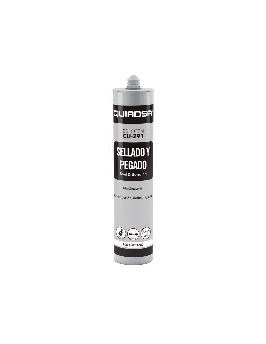 MASILLA POLIURETANO CARTUCHO BLANCA 300ML  QUIADSA