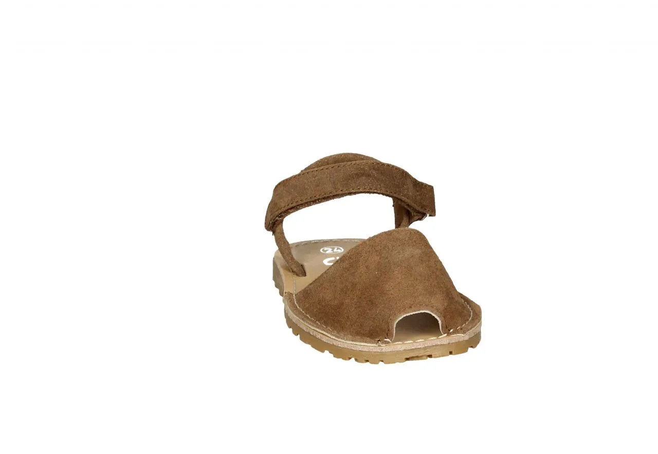 Menorquina Serraje Vison Velcro