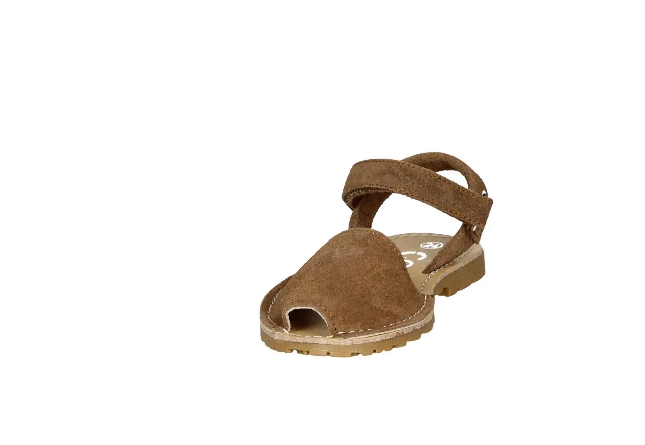 Menorquina Serraje Vison Velcro