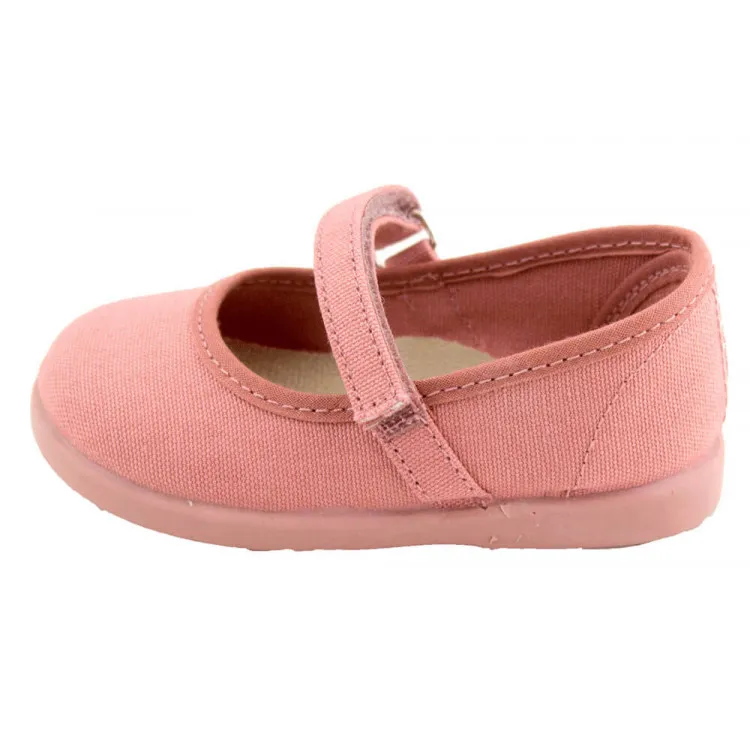 Merceditas de lona con velcro