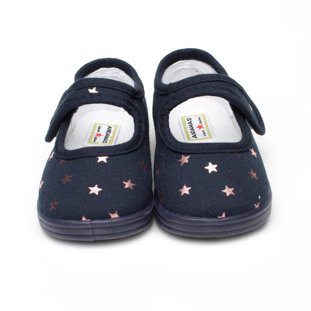 Merceditas Lonas Azul Marino Estrellas