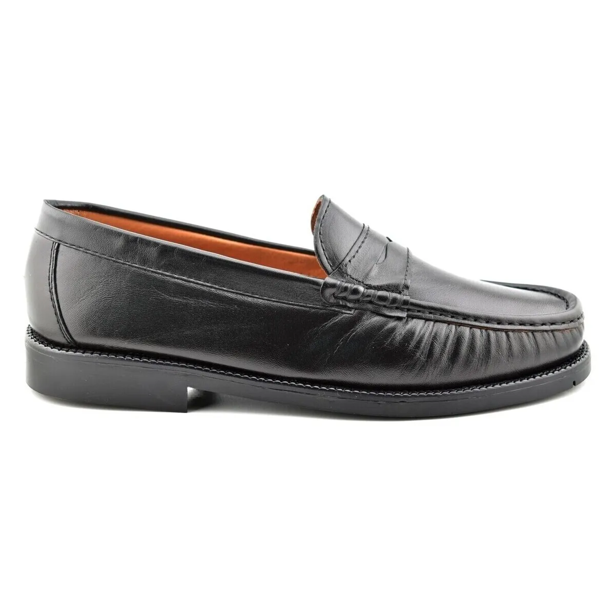 Mocasines Clásicos negros de piel by