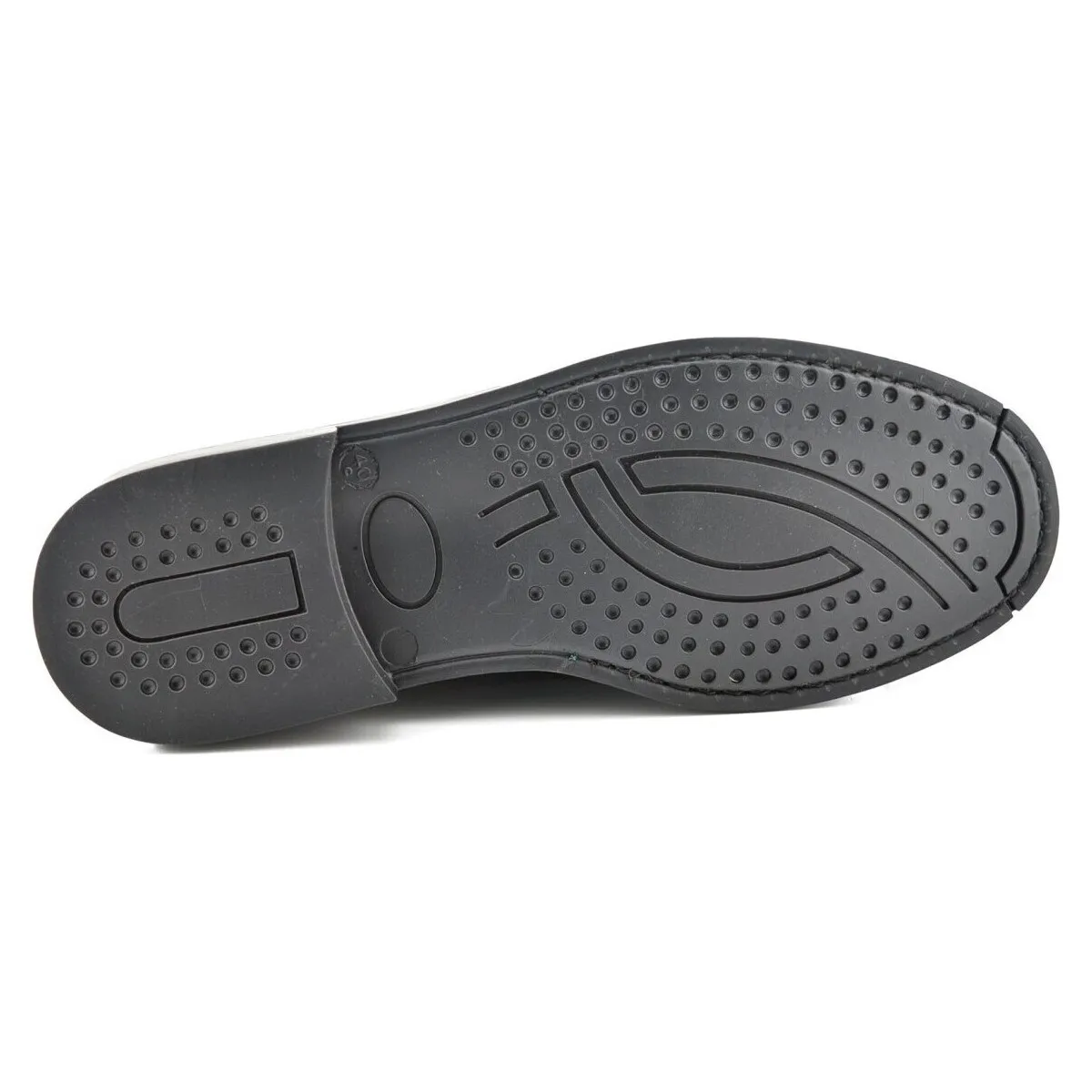 Mocasines Clásicos negros de piel by