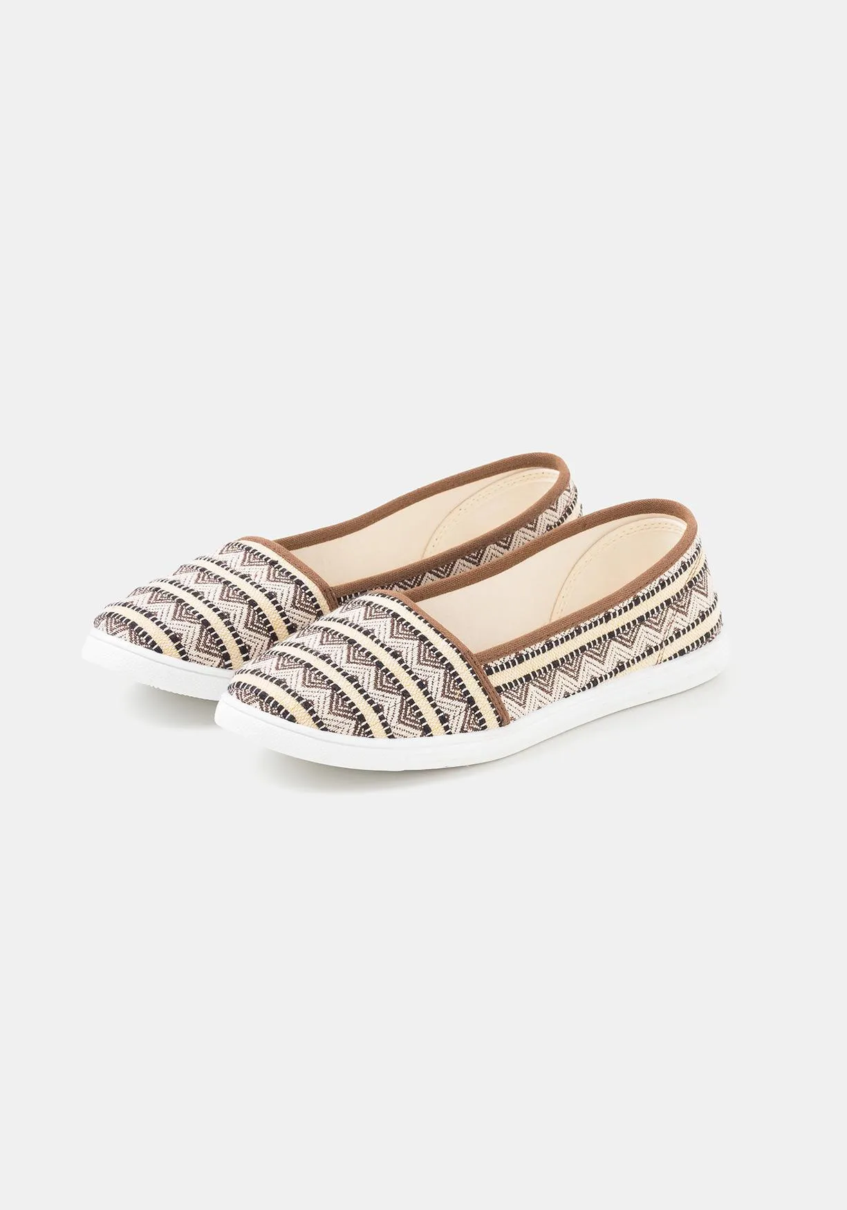 Mocasines de lona con distintos estampados de Mujer TEX