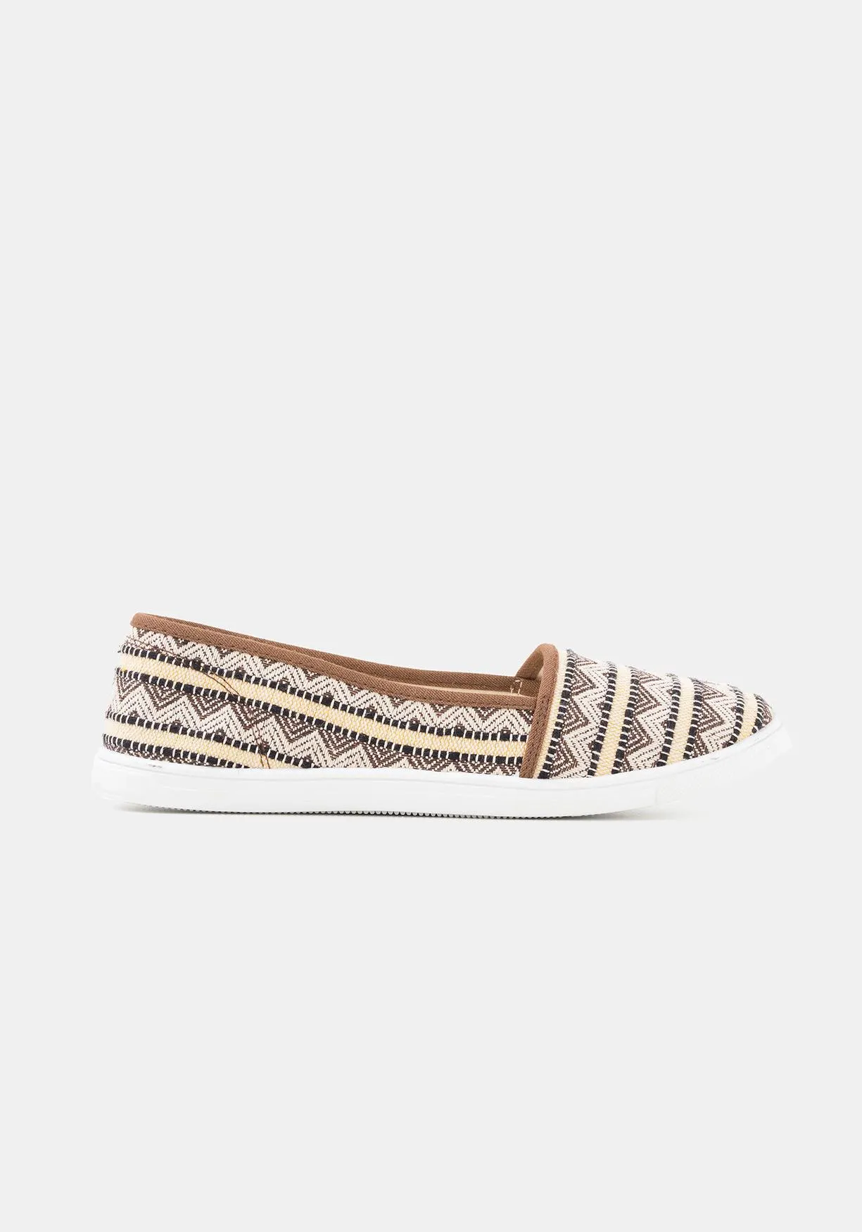 Mocasines de lona con distintos estampados de Mujer TEX