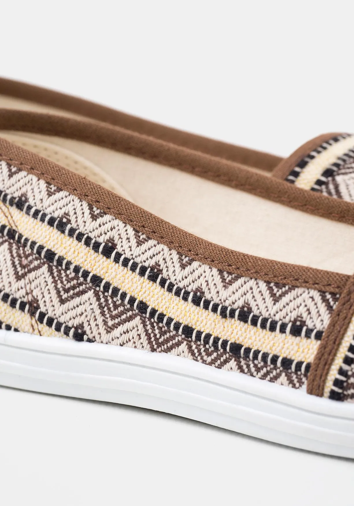 Mocasines de lona con distintos estampados de Mujer TEX