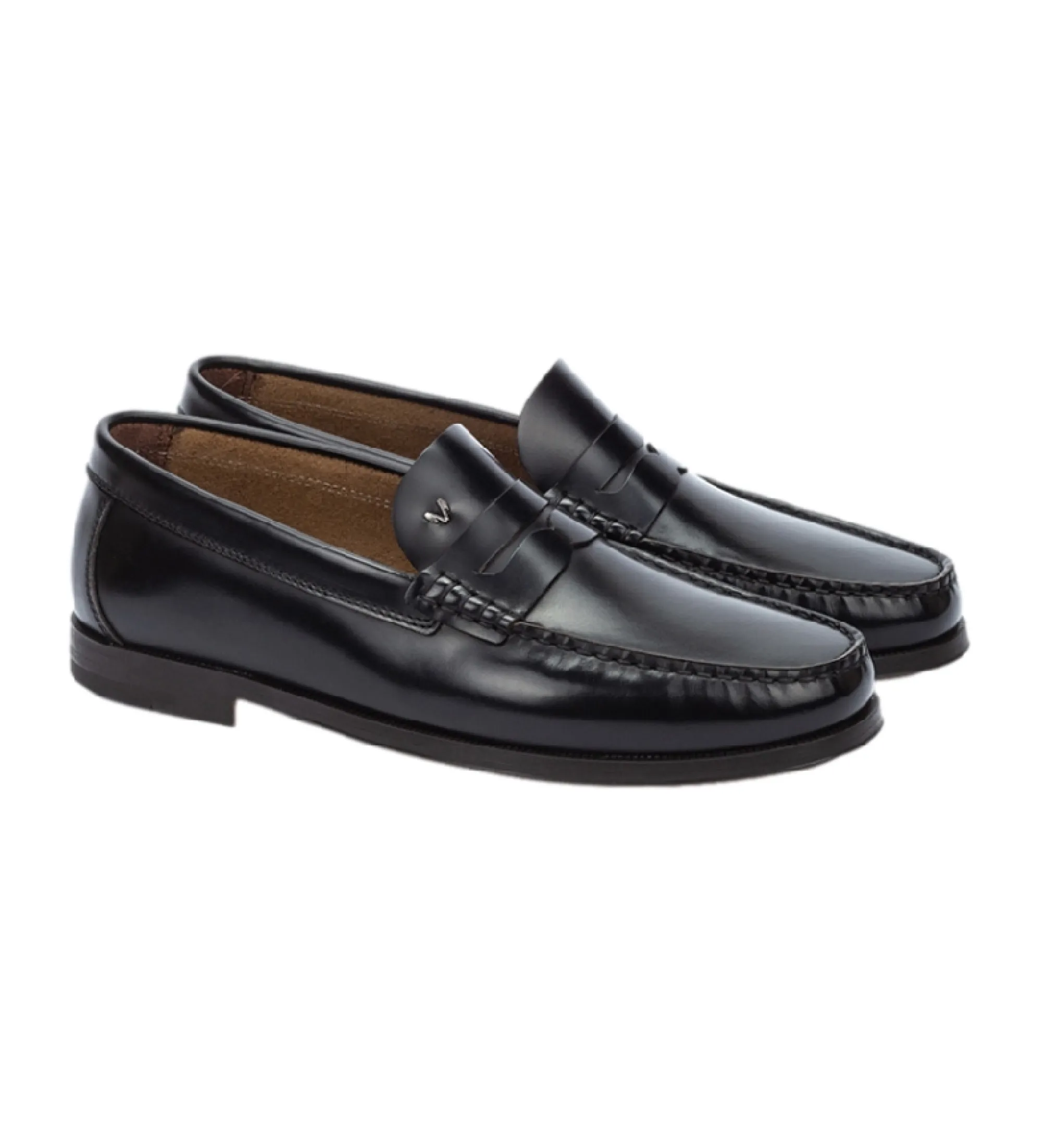 Mocasines De Piel Forthill 1623 Negro