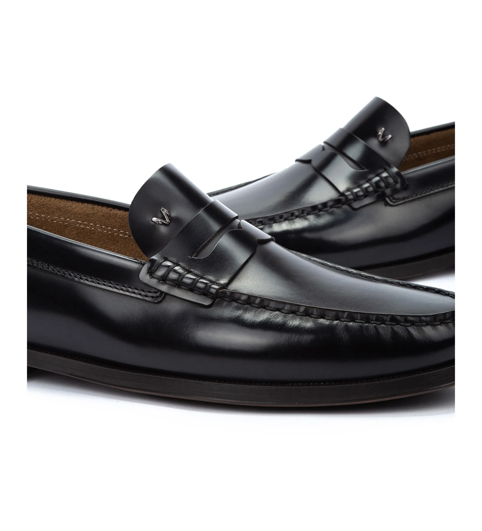 Mocasines De Piel Forthill 1623 Negro
