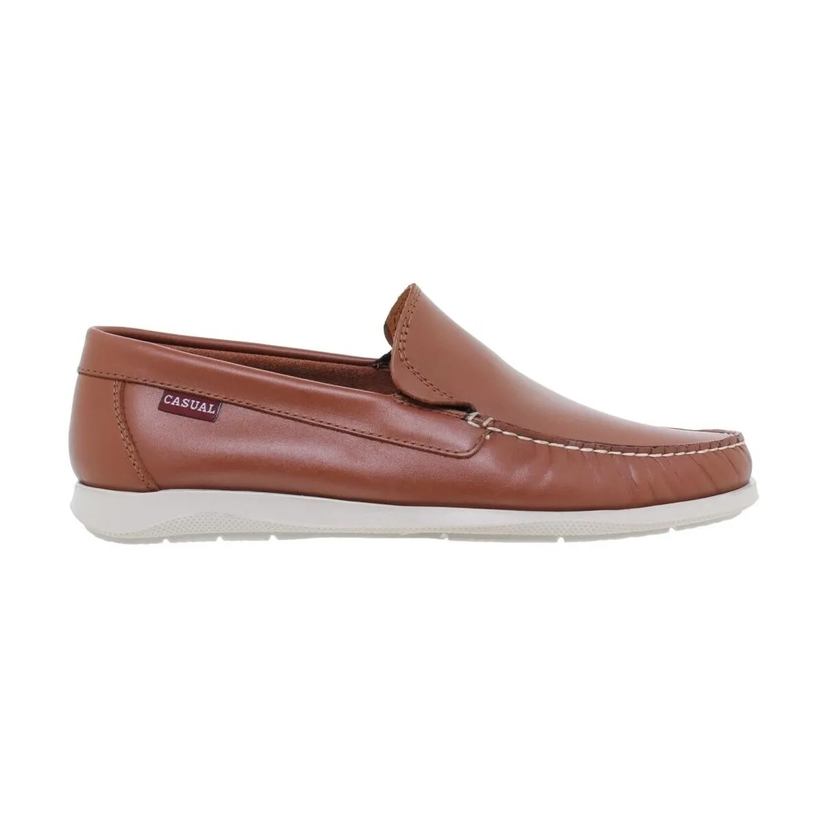 Mocasines de piel  marrones para hombre by