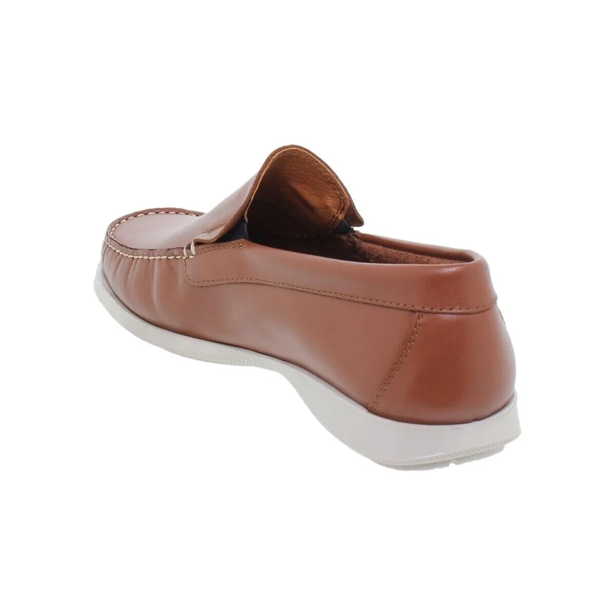 Mocasines de piel  marrones para hombre by