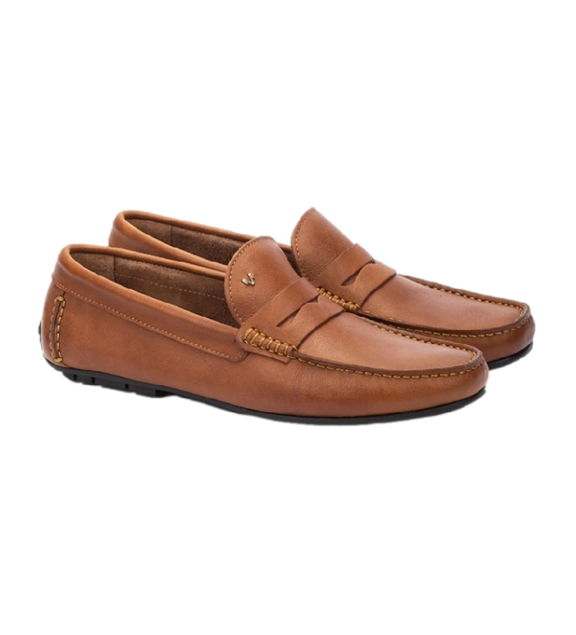 Mocasines De Piel Pacific 1411 Cuero