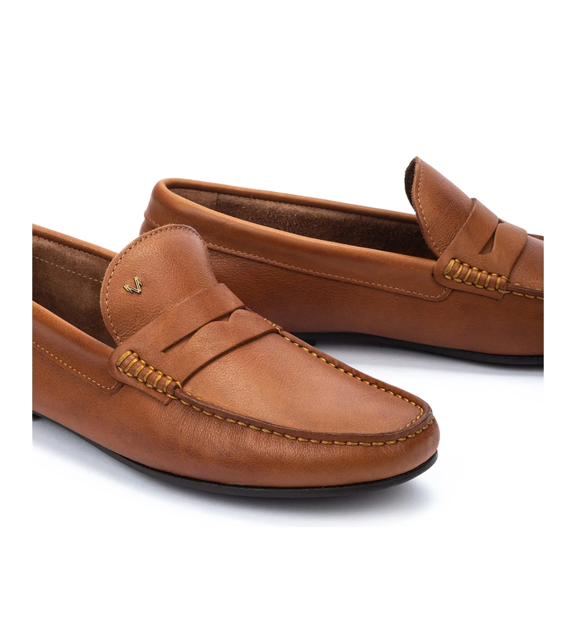 Mocasines De Piel Pacific 1411 Cuero