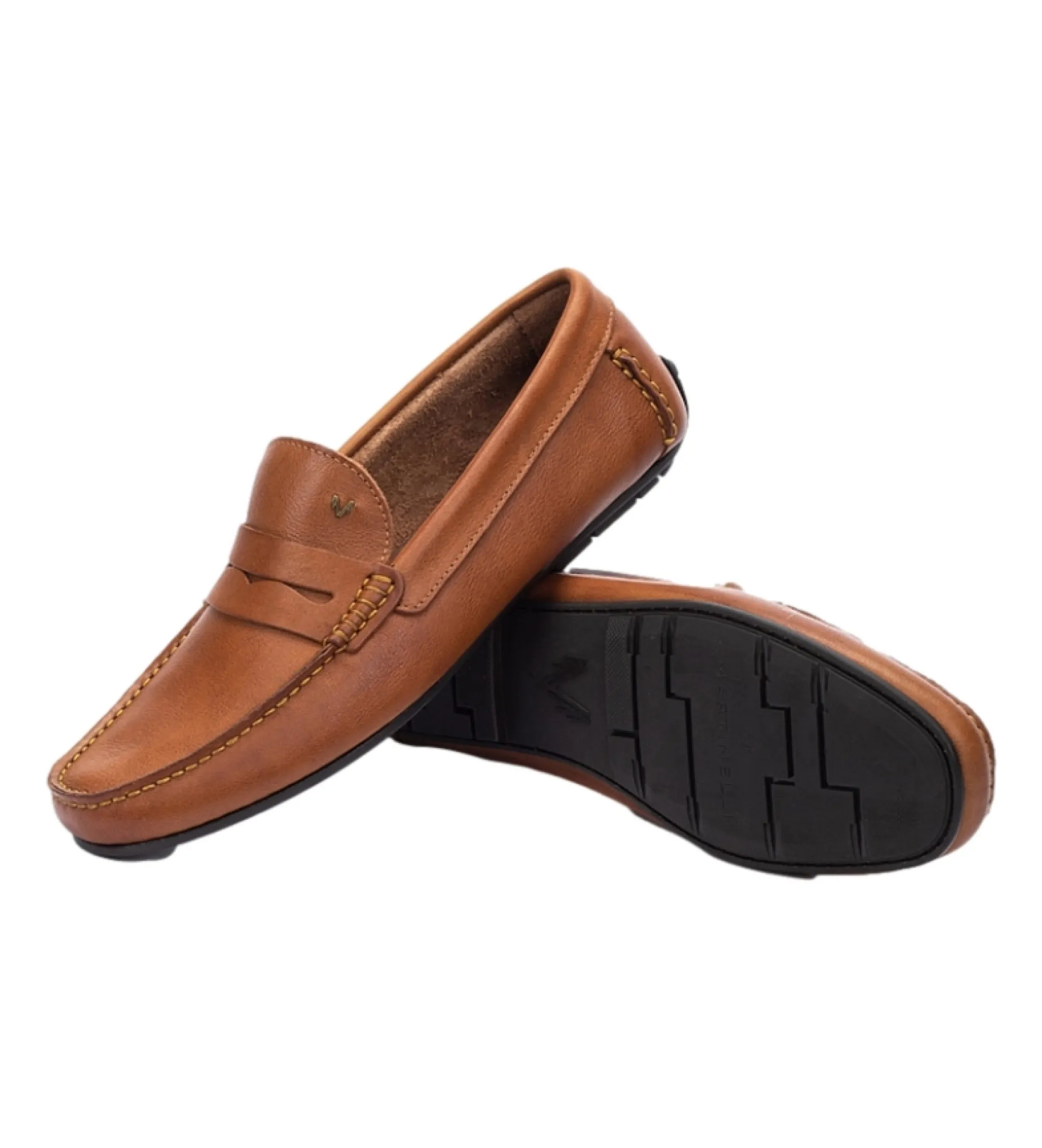 Mocasines De Piel Pacific 1411 Cuero