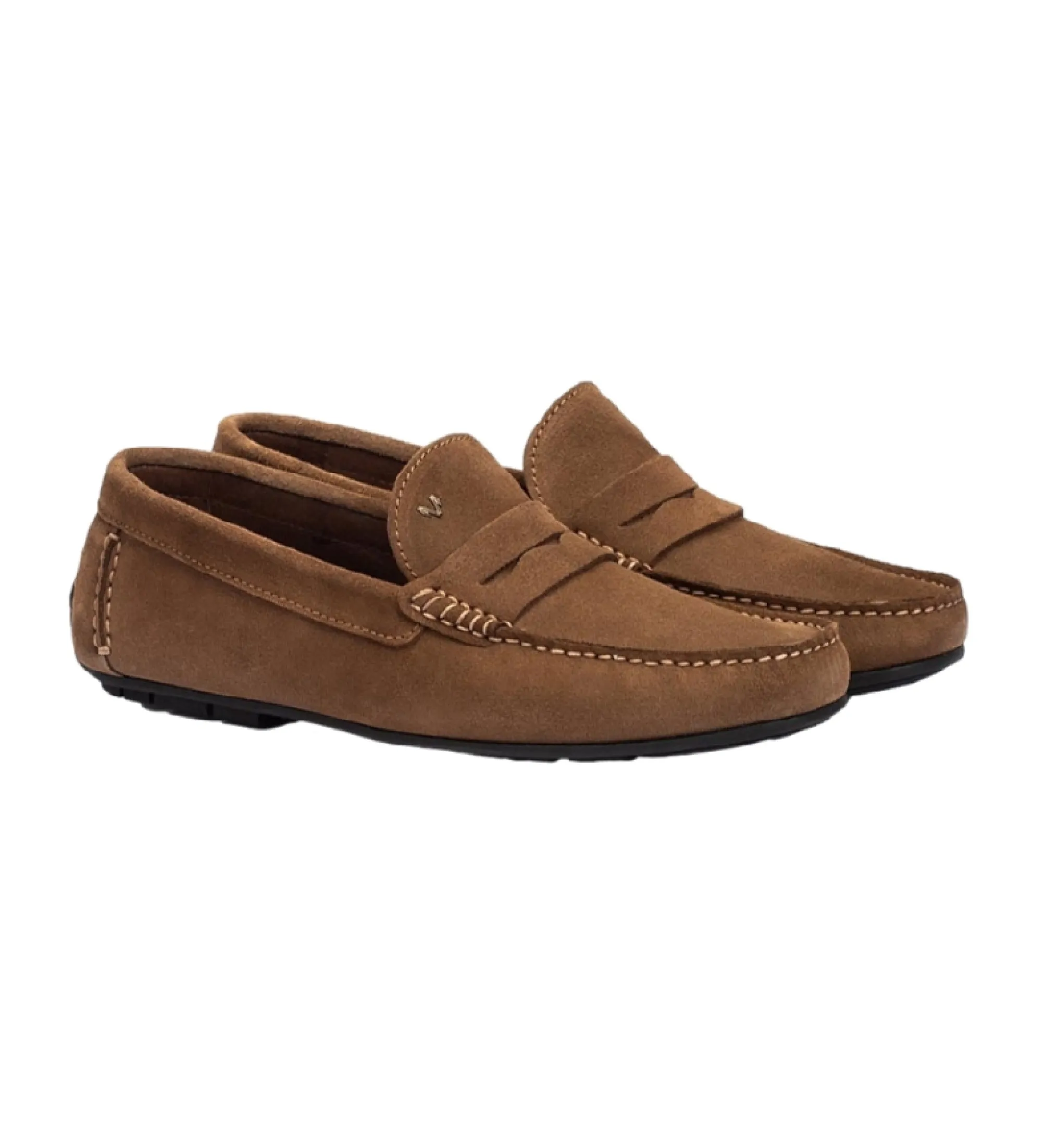 Mocasines de piel Pacific 1411 marrón
