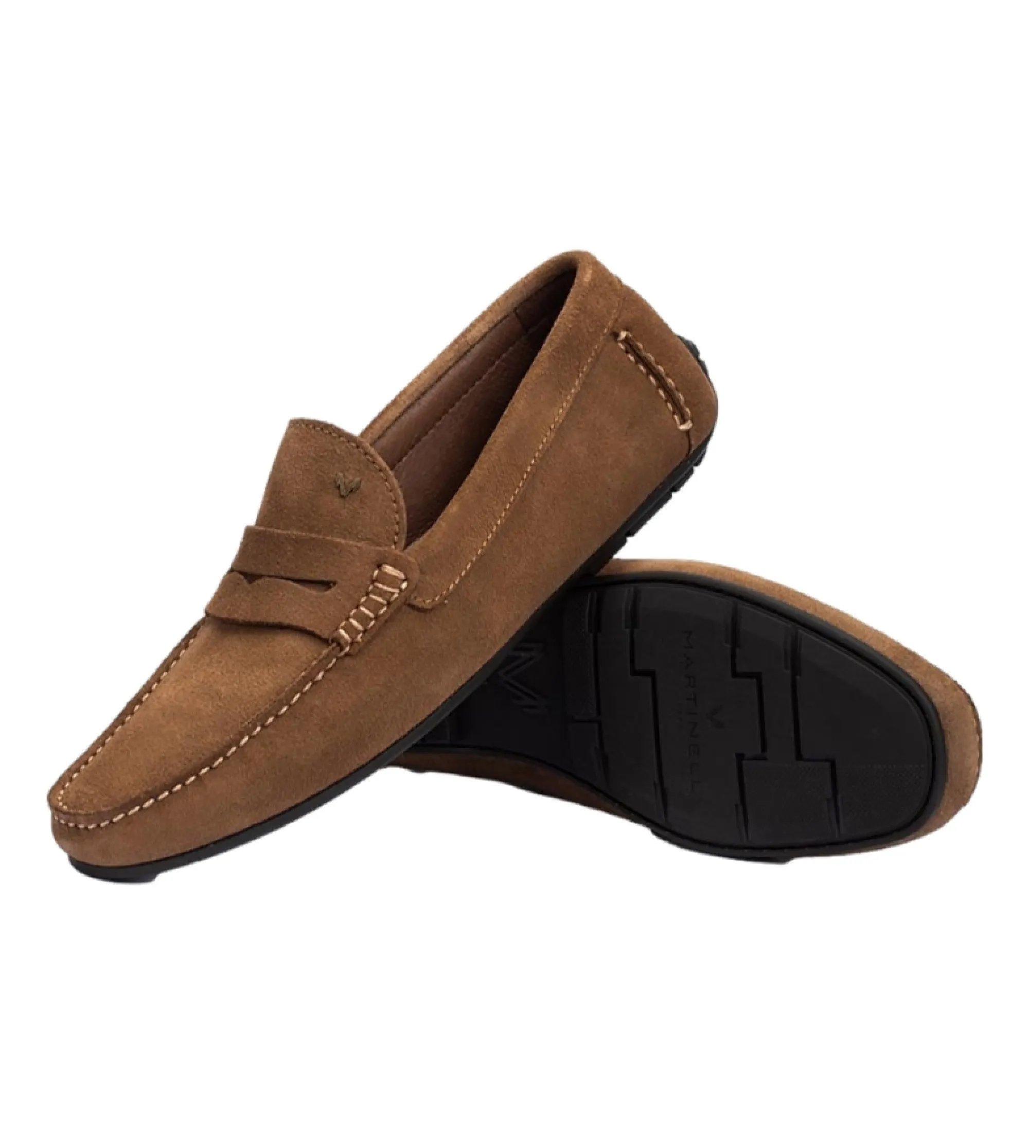 Mocasines de piel Pacific 1411 marrón