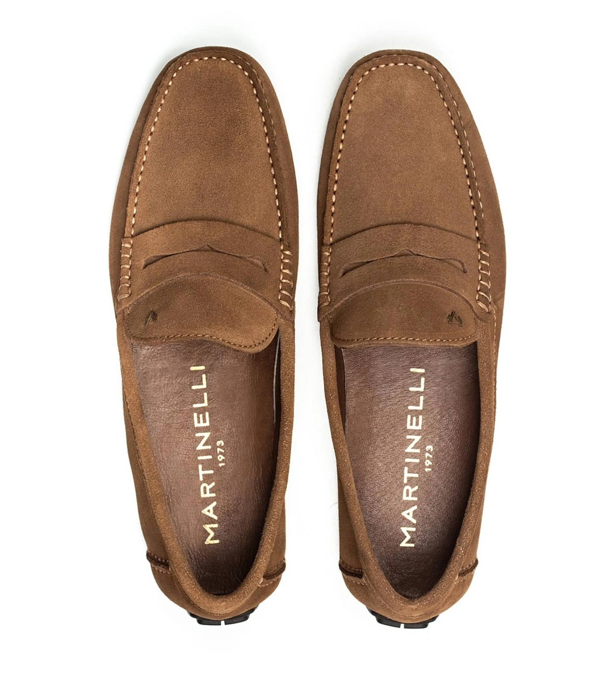 Mocasines de piel Pacific 1411 marrón
