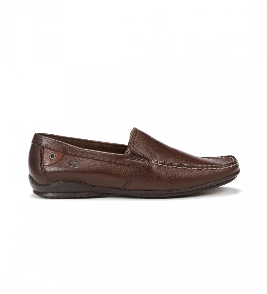 Mocasines de Piel Tornado marrón oscuro