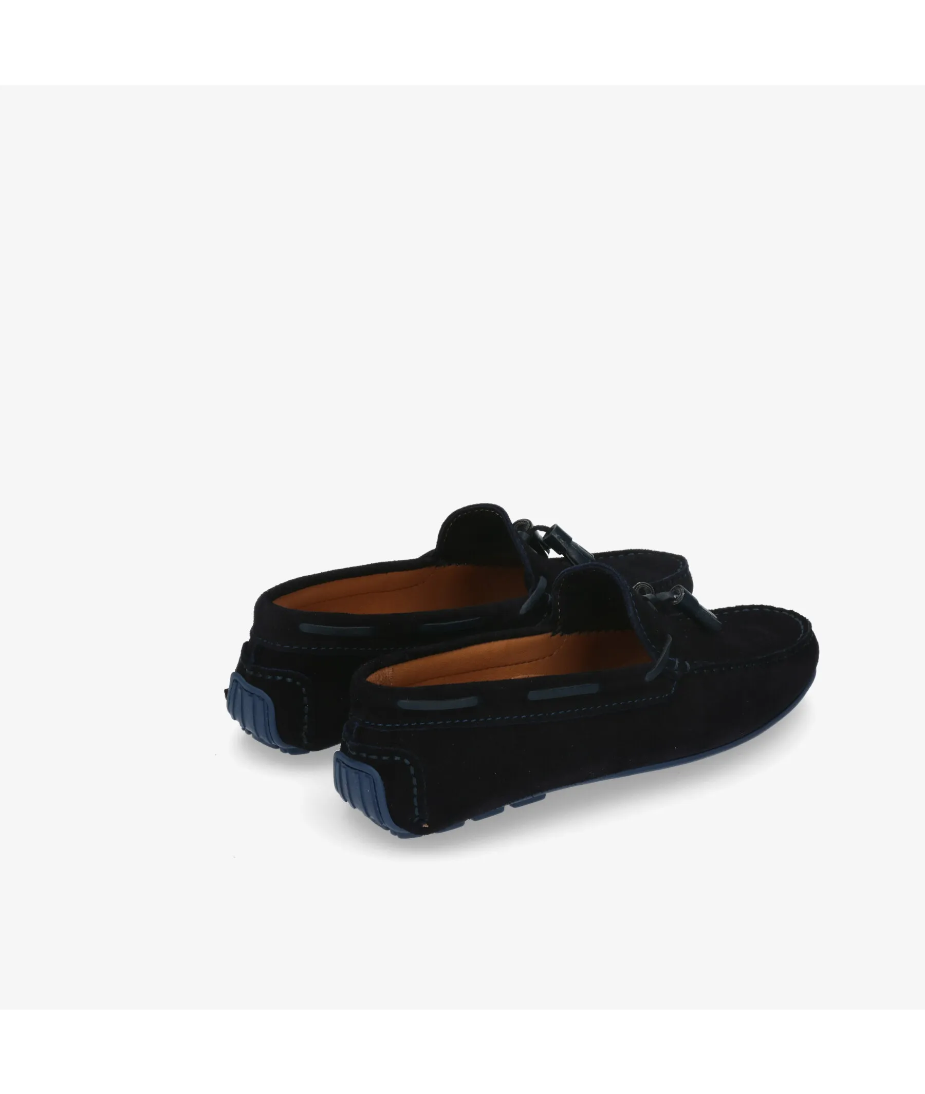 Mocasines pabloochoa.shoes 620 en serraje azul