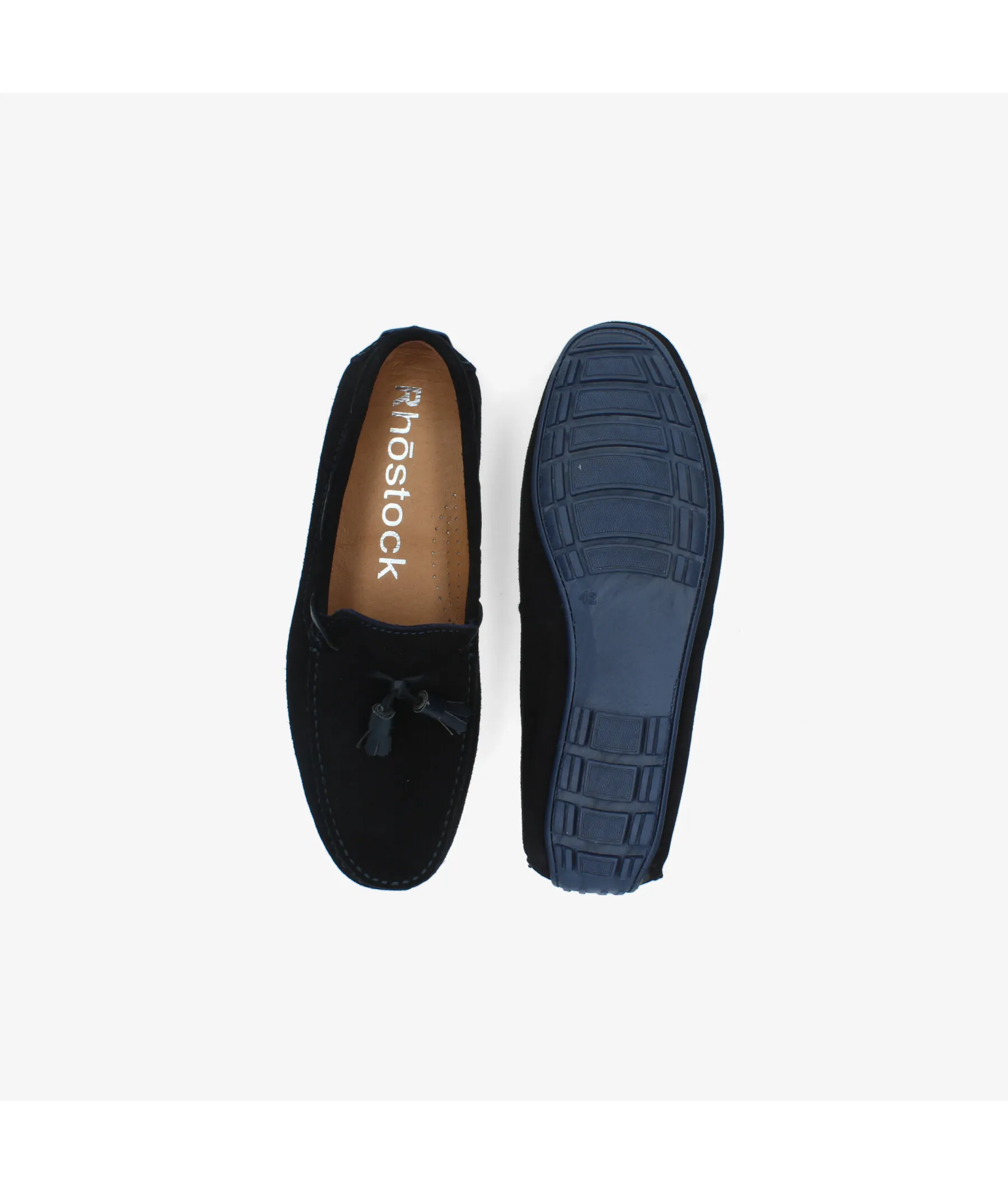 Mocasines pabloochoa.shoes 620 en serraje azul