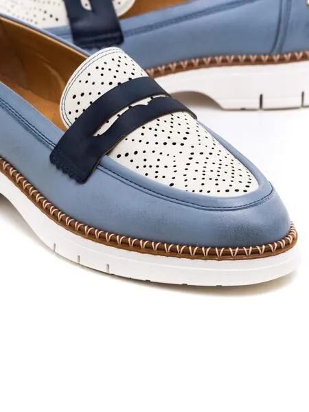 MOCASINES PIKOLINOS W1A3864C1 AZUL PARA MUJER