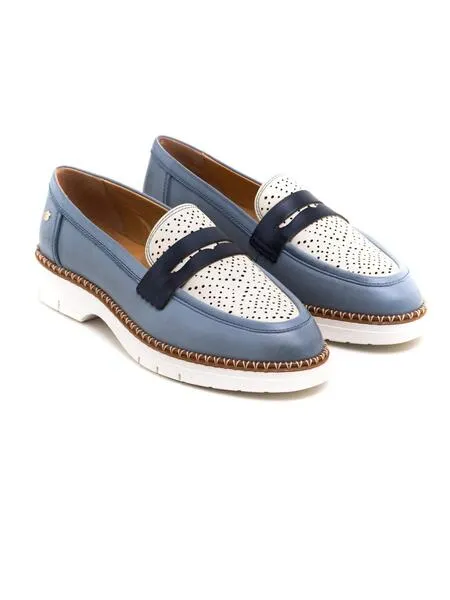 MOCASINES PIKOLINOS W1A3864C1 AZUL PARA MUJER