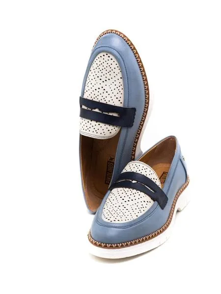 MOCASINES PIKOLINOS W1A3864C1 AZUL PARA MUJER