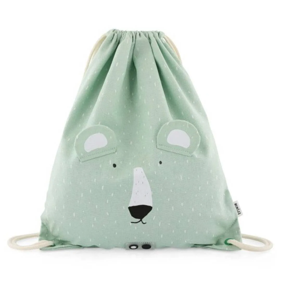 Mochila Saquito de Tela Mr. Polar Bear · Trixie
