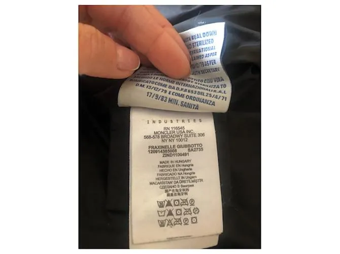 Moncler Largo Cambales Fraxinelles Negro 