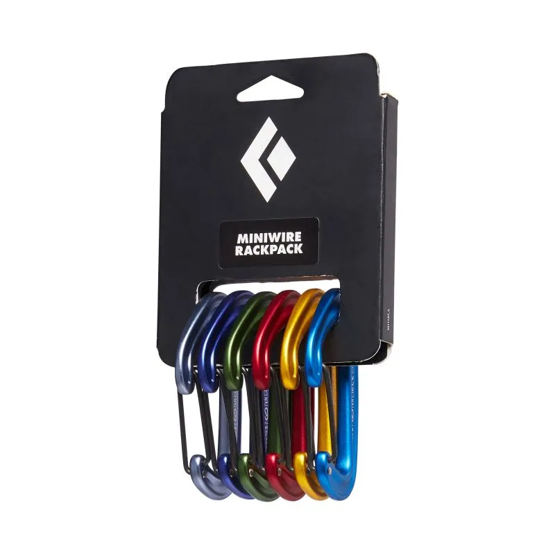 Mosquetón Black Diamond Miniwire Pack 6 (Multicolor)