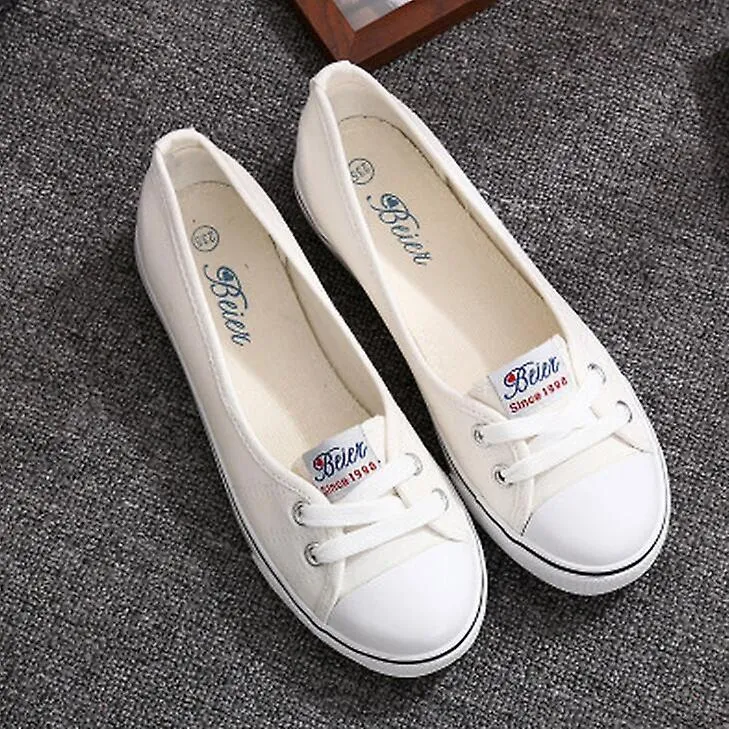 MUJER BALLET FLATS CON CORDONES, ZAPATOS MOCASINES