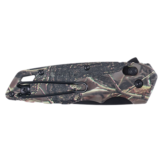 Navaja plegable de apertura por resorte con diseño de camuflaje FASTBACK