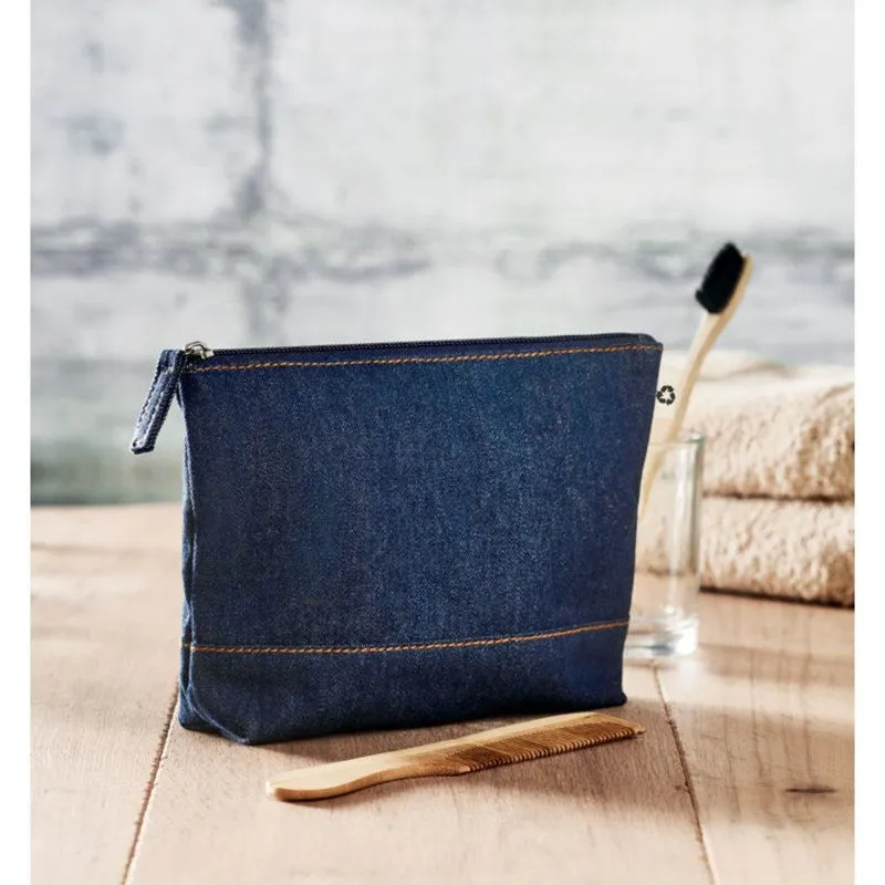 Neceser promocional de denim 250 gr/m² Style