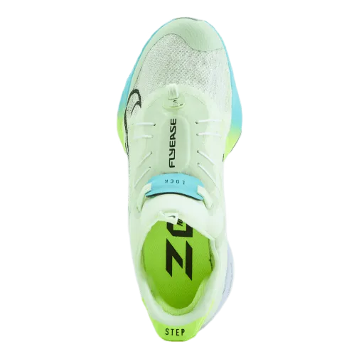 NIKE AIR ZOOM TEMPO NEXT% FLYEASE W BARELY VOLT/BLACKDYNAMIC TURQ