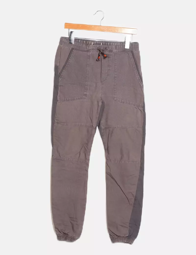 NoName Pantalón gris combinado