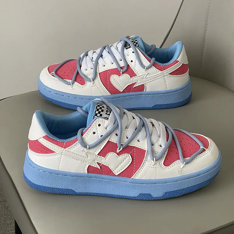 Nuevos zapatos de diseñador de envío gratis para hombres zapatos para mujeres casuales zapatos de amor azul azules zapatos de pl