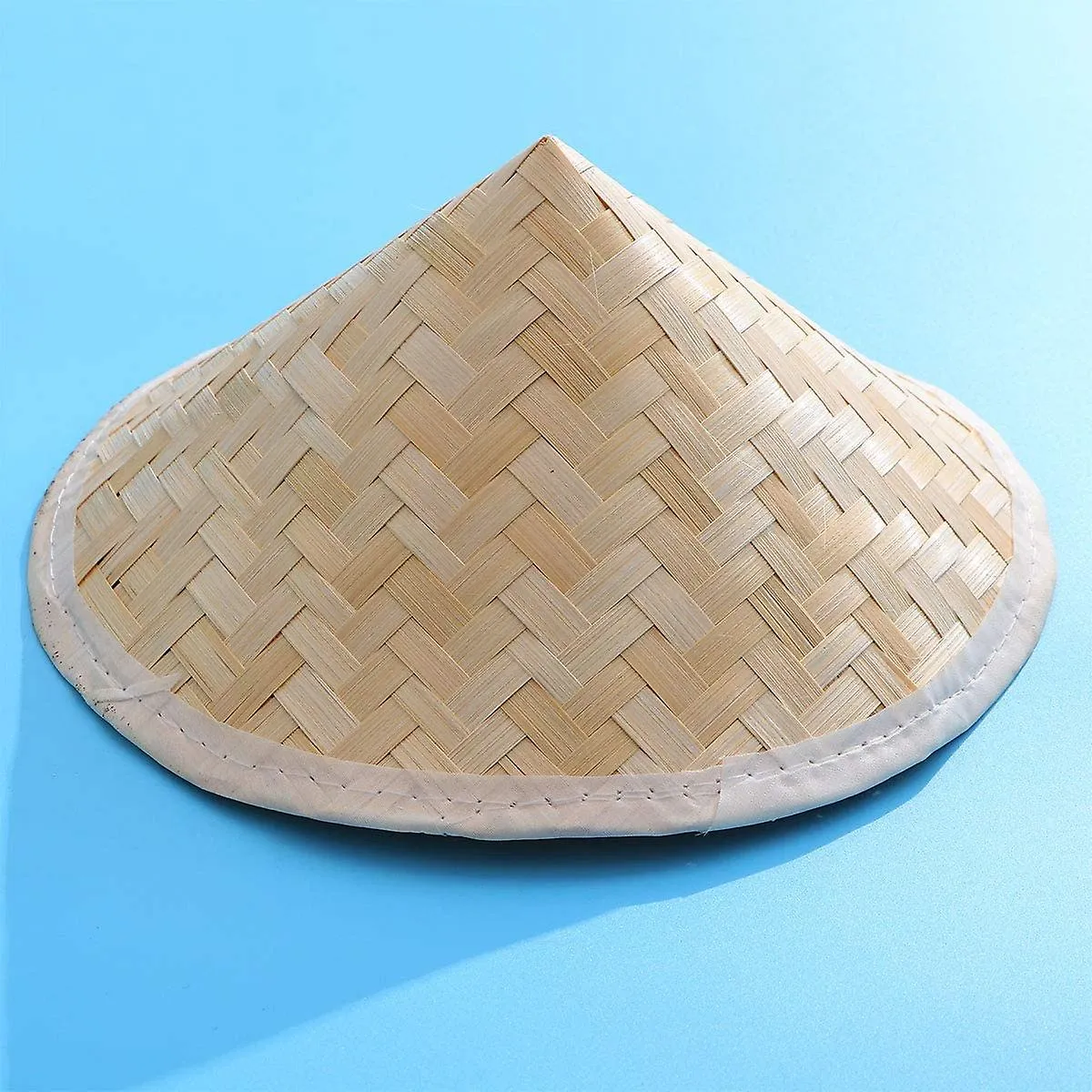 Outdoor Decorations for Garden Clearance 23. 5x14. 5cm Traditional Chinese Oriental Bamboo Straw Cone Garden Fishing Hat Adult R