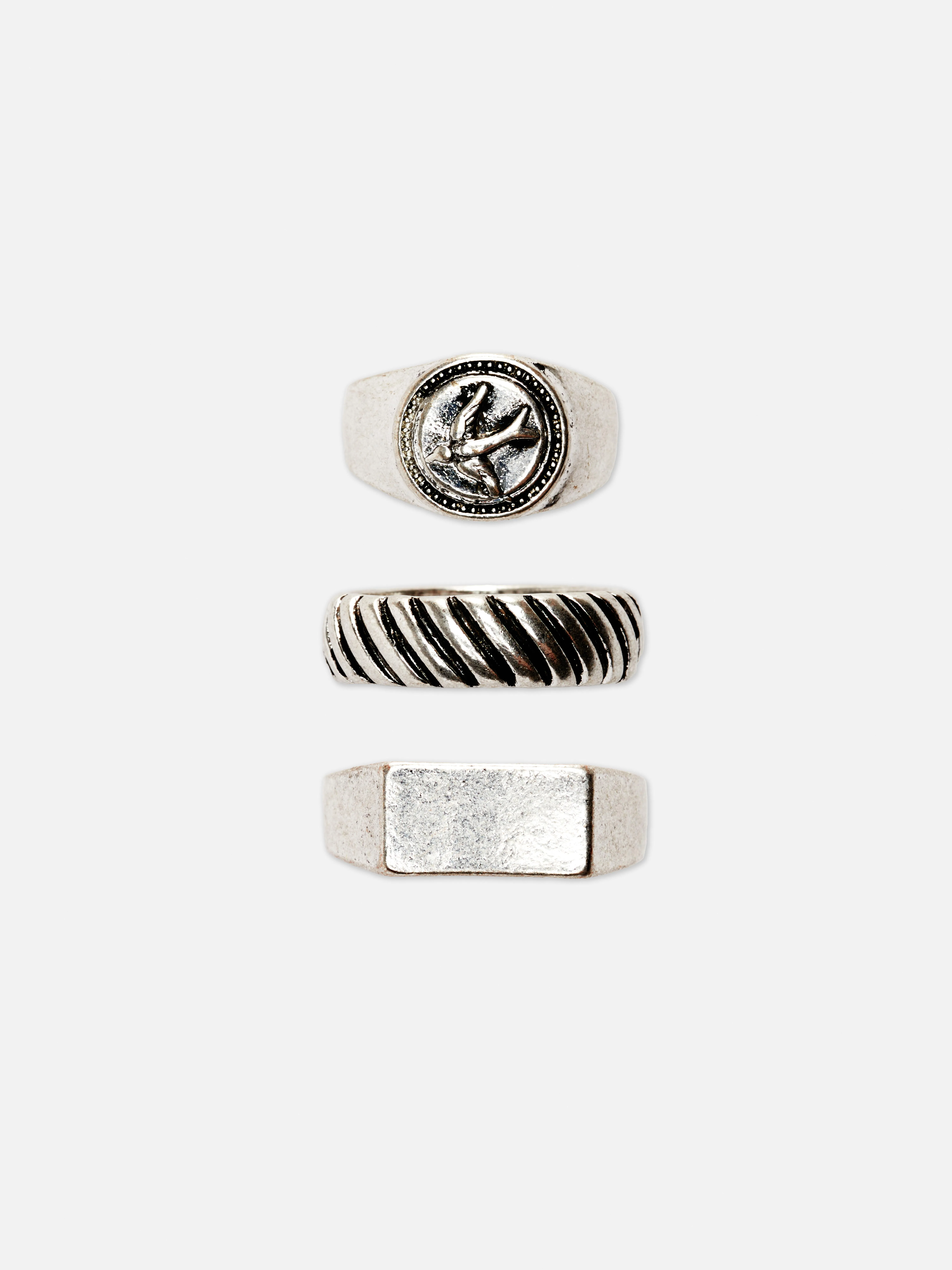 Pack de 3 anillos mixtos