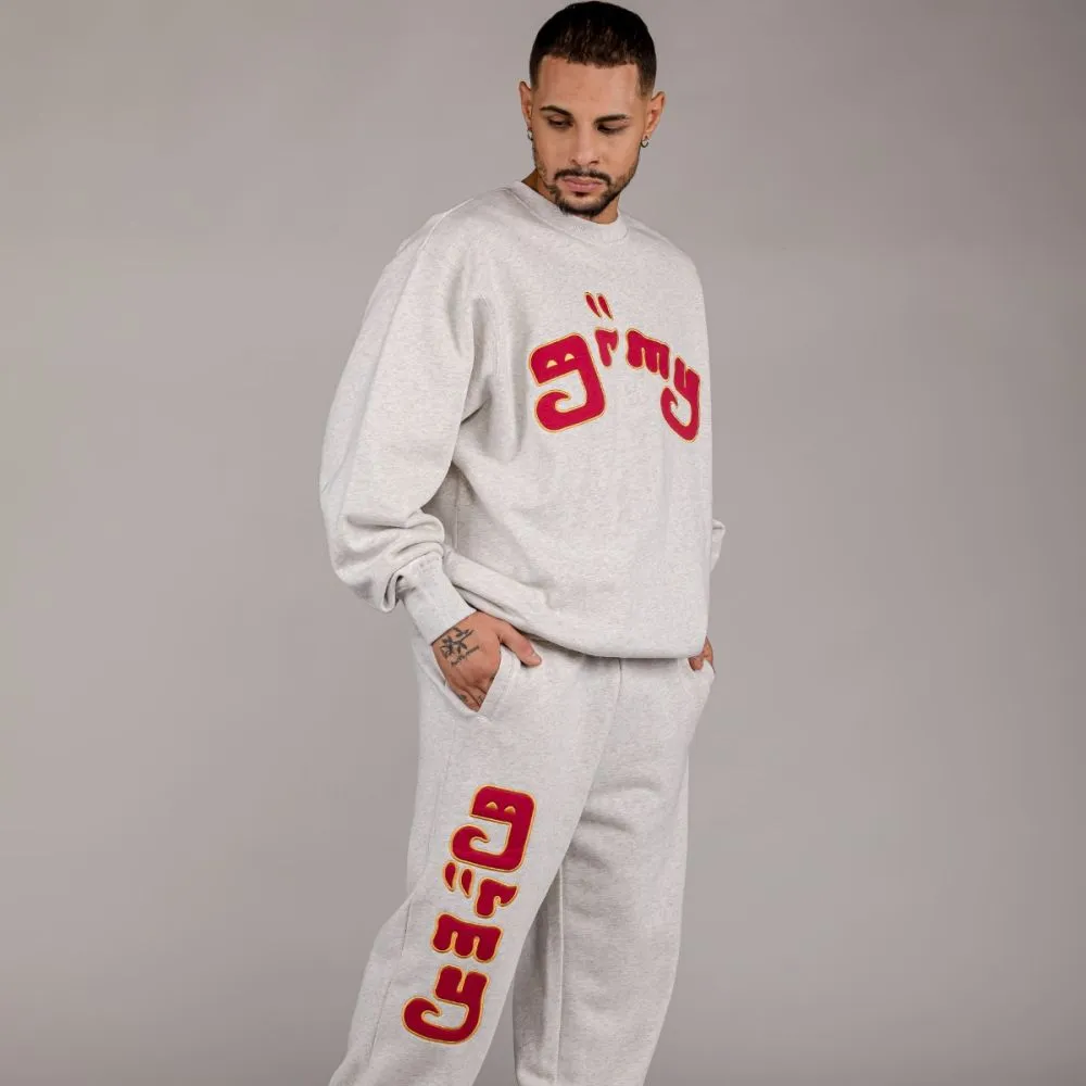 PACK GRIMEY PANT + SWEATSHIRT "LUST MANTRA"  SPORT GREY | FALL 22