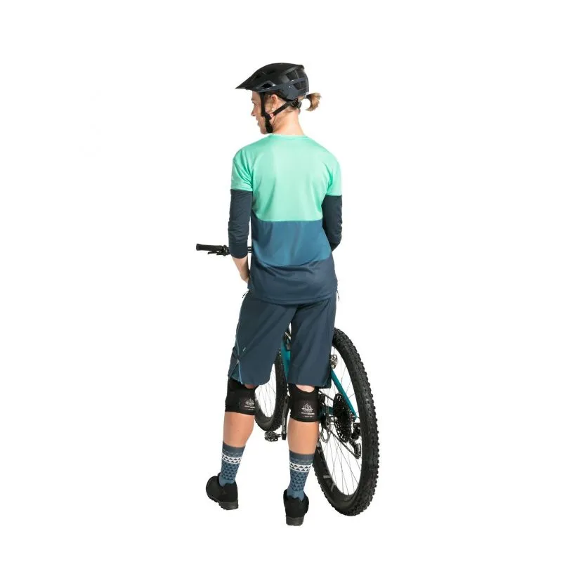 Pantalones cortos Vaude Moab IV (azul acero) para mujer