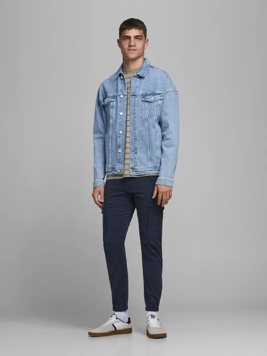 PANTALóN CARGO SLIM AZUL MARINO  PAUL FLAKE AKM 542