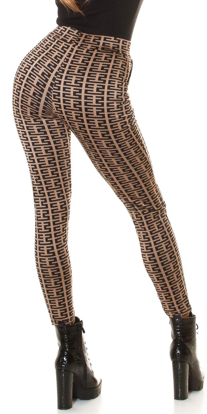 Pantalón de Cintura Alta Capuchino 