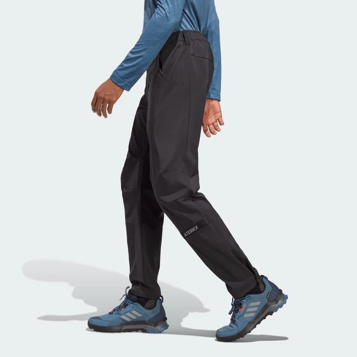 Pantalón Outdoor Hombre Adidas Terrex Multi Tejido Negro