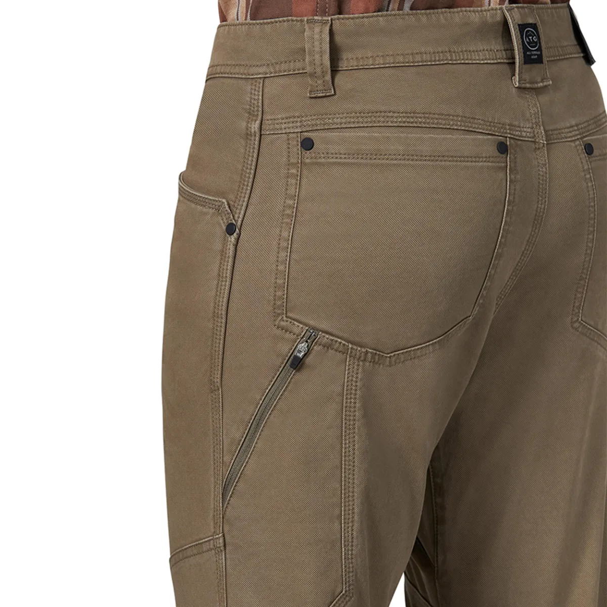 Pantalón Outdoor Hombre ATG By Wrangler Reinforced Utillity Café