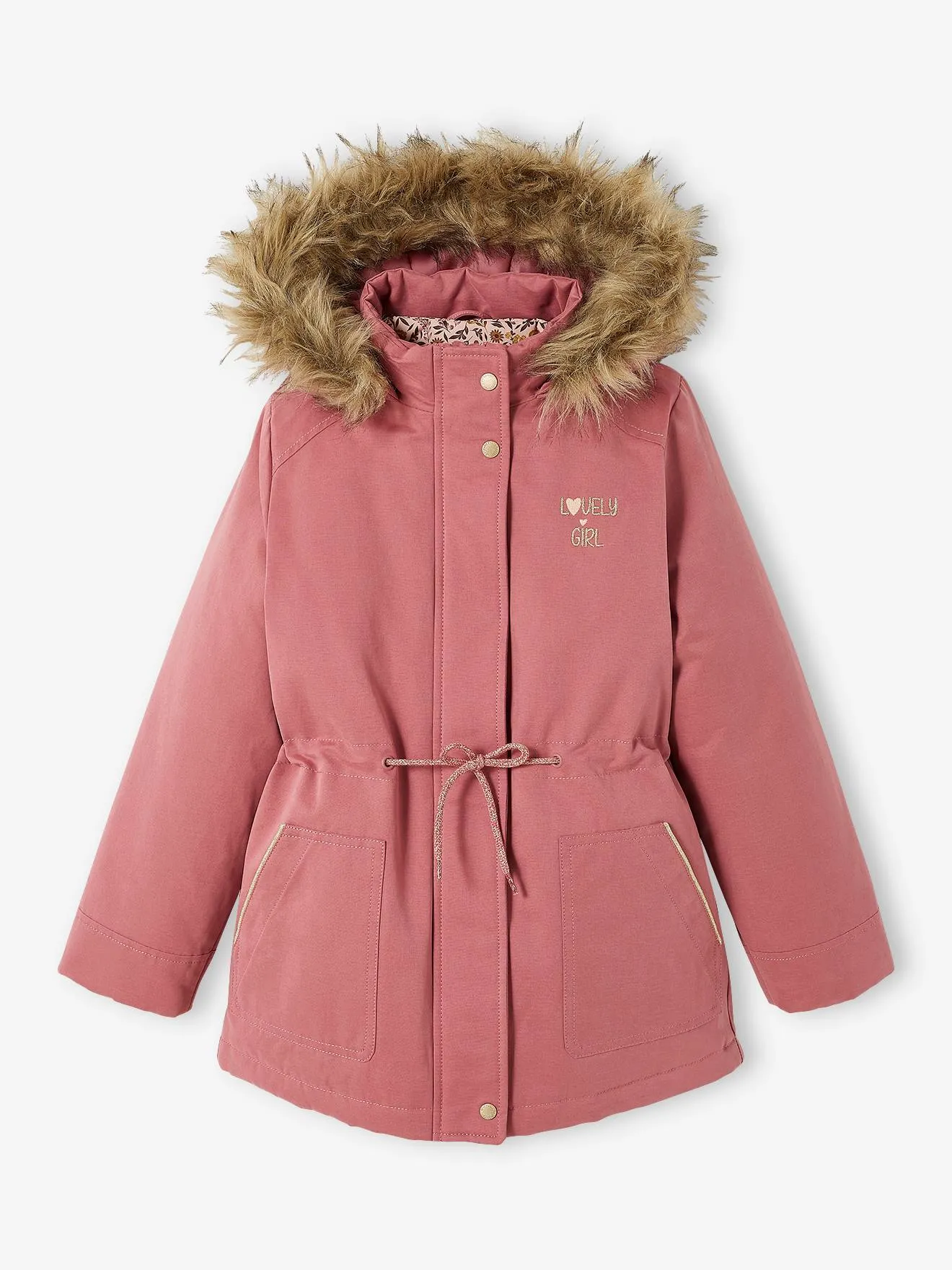 Parka con capucha 3 en 1, niña