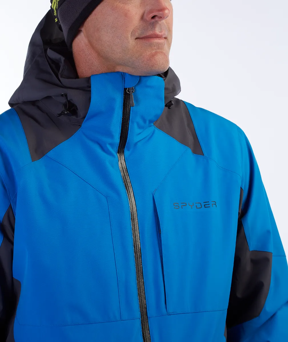 Parka Outdoor Hombre Spyder Contact Azul 