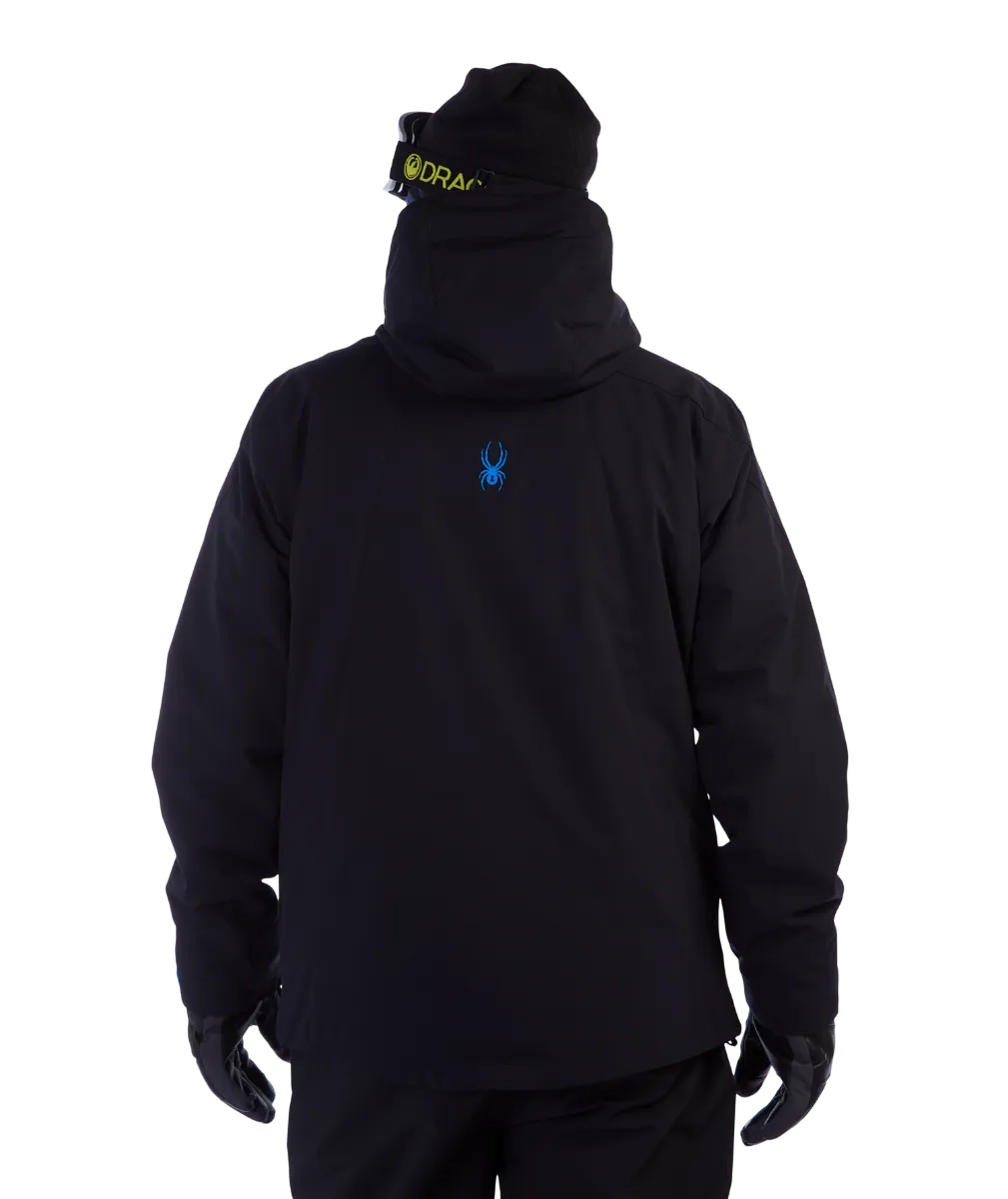 Parka Outdoor Hombre Spyder Wildcard Negra